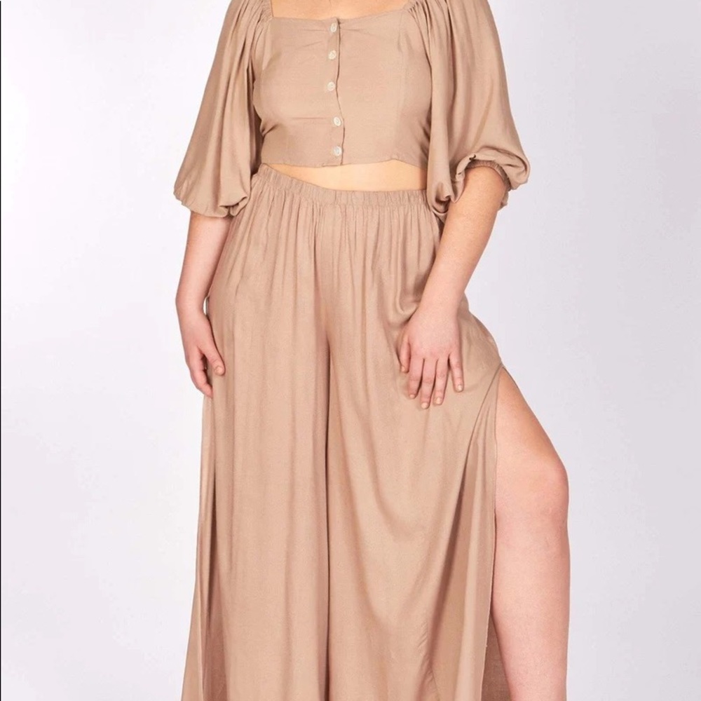 Carolina Crop Top and Pant Set